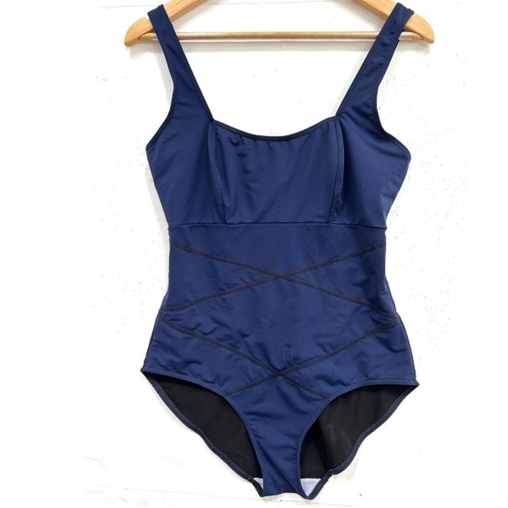 One Piece Body slimming Navy Swimsuit